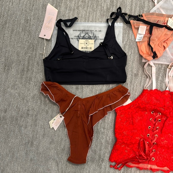 We Are HAH * Free People NWT Lingerie Bundle Size XSmall - Picture 9 of 12